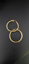 Twisted Hoop Earring