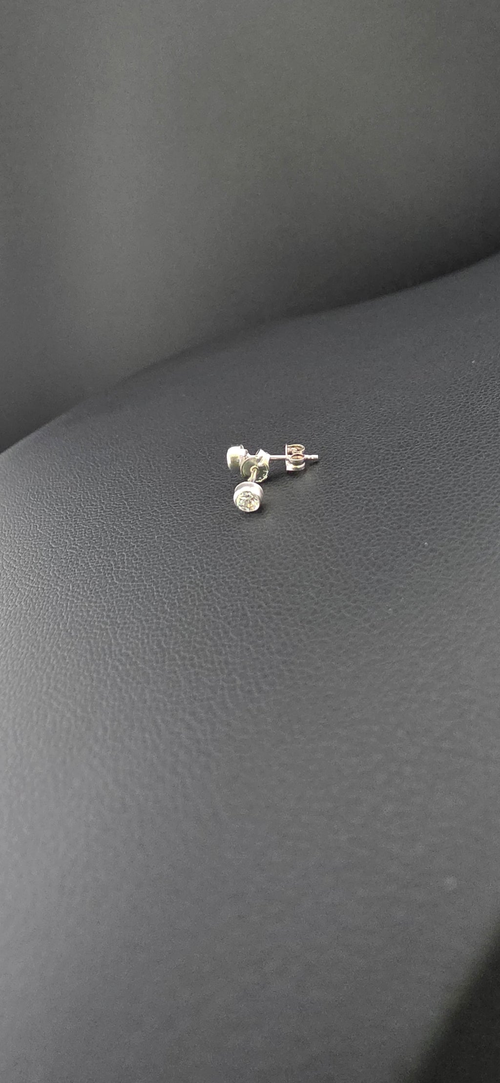 Earring Gold white